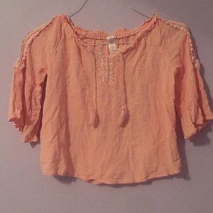 Light Pink “flowy” Shirt (girls)